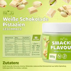 He-Ju, Polvere al gusto di cioccolato bianco e pistacchio, 250 grammi Naty Shop Flavours