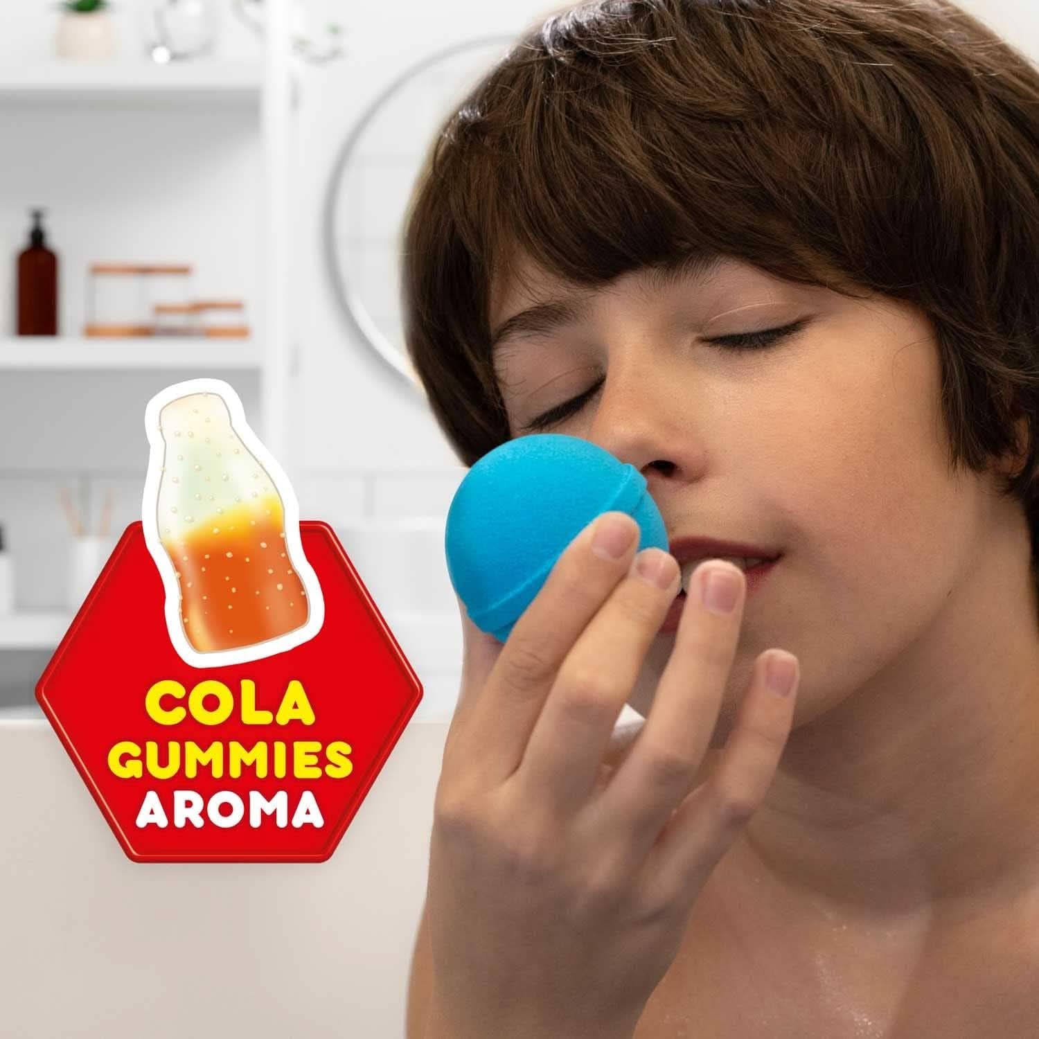 INKEE SURPRISE PAW PATROL, Bomba da bagno per bambini con sorpresa, gusto cola, effetto schiuma, 80 grammi Doccia e bagno Naty Shop