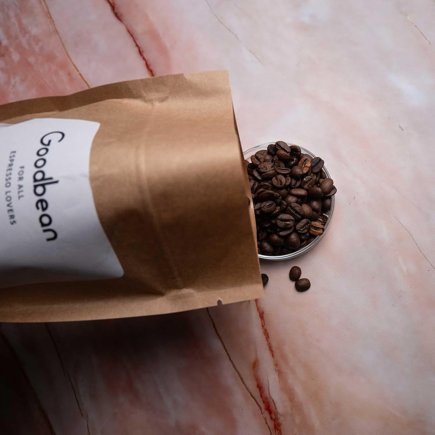 ESPRESSO | Boabe de cafea 500g - 100% Arabica | Proaspăt prăjite pentru prepararea espresso | Boabe de cafea întregi | Aromă clasică de cafea