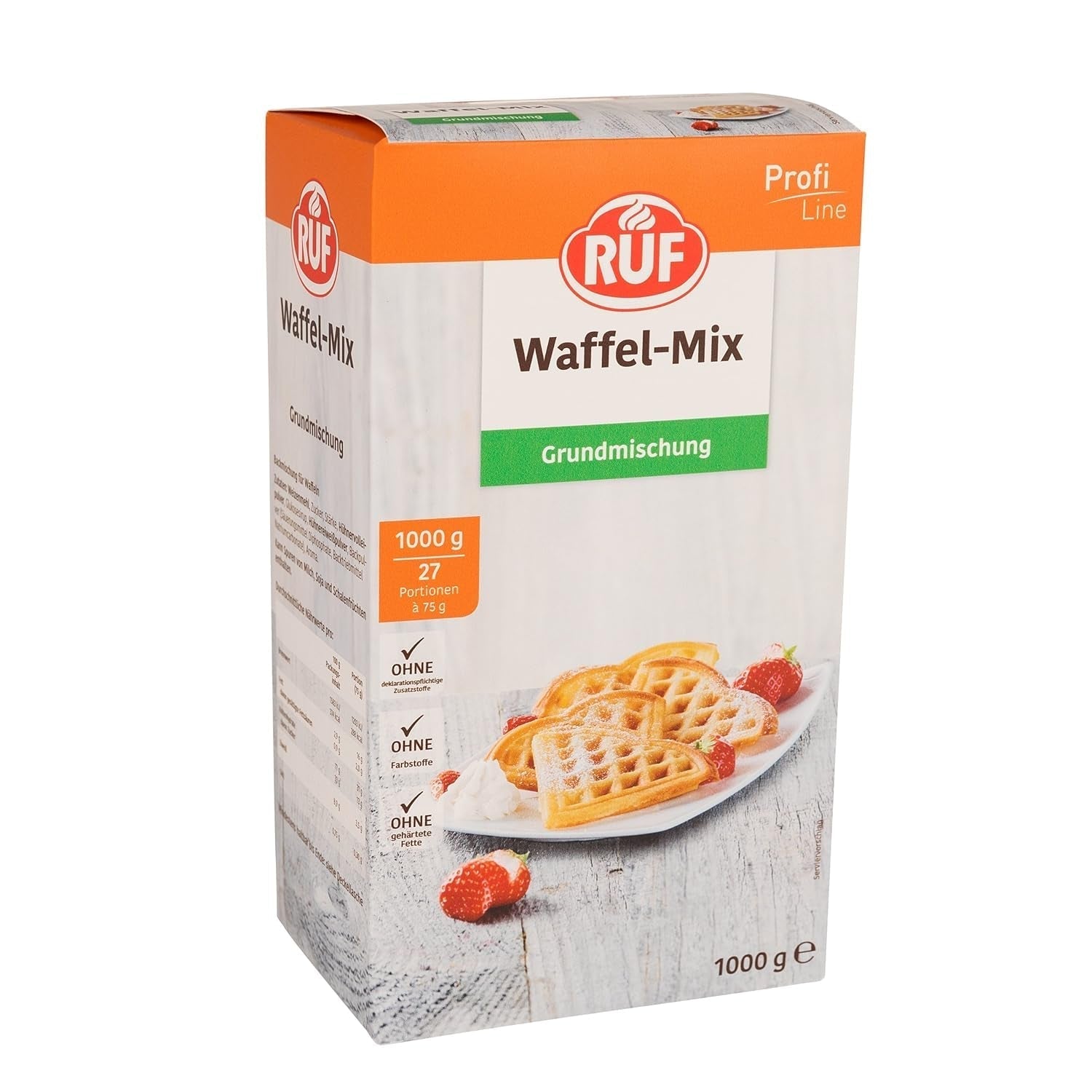 RUF Rührkuchen Backmischung, Nur Wasser & Öl Zugeben, Rezeptur Für Blechkuchen, Kastenkuchen, Muffins, Gugelhupf Und Tortenböden, 1X1000G Miscela per cuocere e cucinare Naty Shop Wafelteig 1 Kg (1Er Pack)
