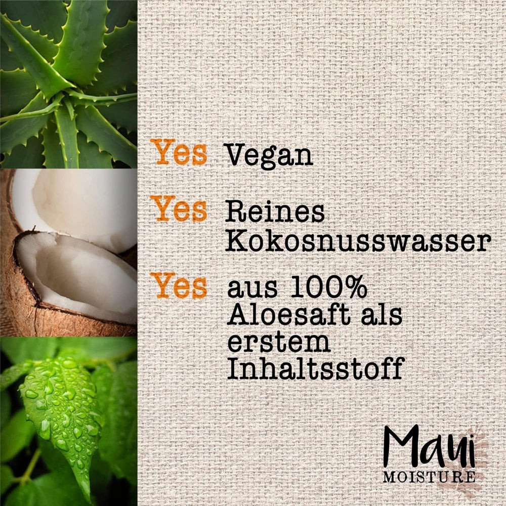 Maui Moisture Curl Quench + balsamo all'olio di cocco 385 ml Naty Shop Doccia e bagno