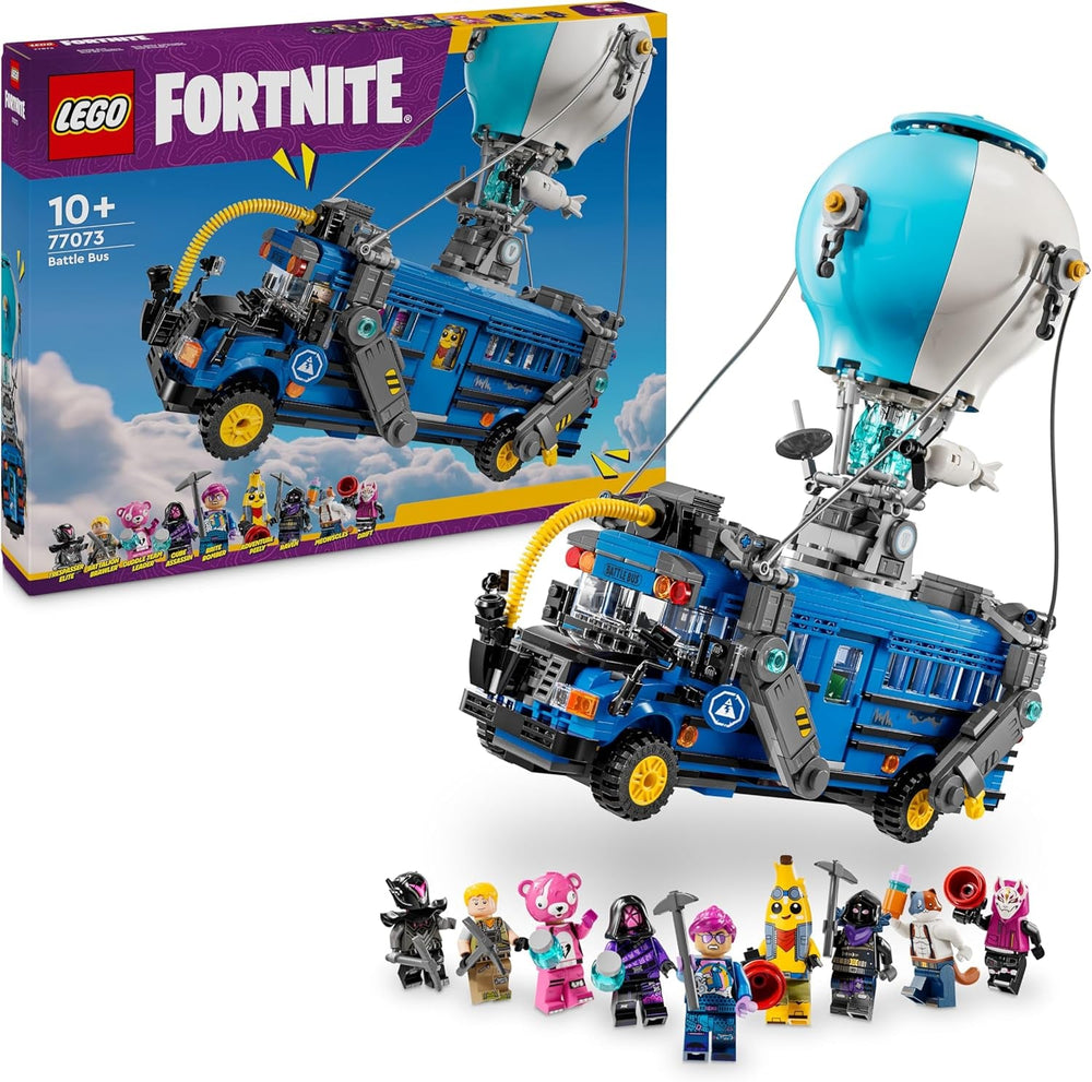 LEGO Fortnite Schlachtenbus, Spielzeug zum Videospiel mit Minifiguren, Geschenk für Gaming Fans ab 10 Jahren, Fahrzeug Bauset für Kinder, Kreatives Geschenk zum Geburtstag - 77073