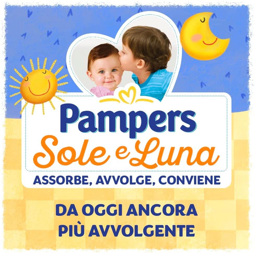 Pampers Soarele si Luna scutece, unisex, junior, mărimea 5 (11-25 kg), 120 scutece Mama si Copilul Naty Shop