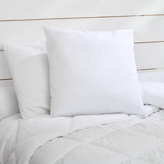 Bleu Câlin set de 2 perne anti-acarieni, anti-bug, confort pufos, 60 X 60 Cm, husă din microfibră, protecție completă, alb Perne standard Naty Shop