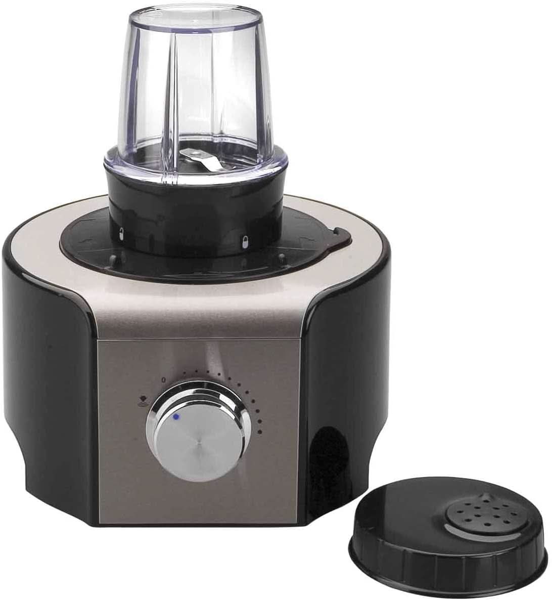 69079 -69079 robot multifunzione 800 w-nero, acciaio inox, vetro e plastica, multicolore Mamma e Bambino Naty Shop