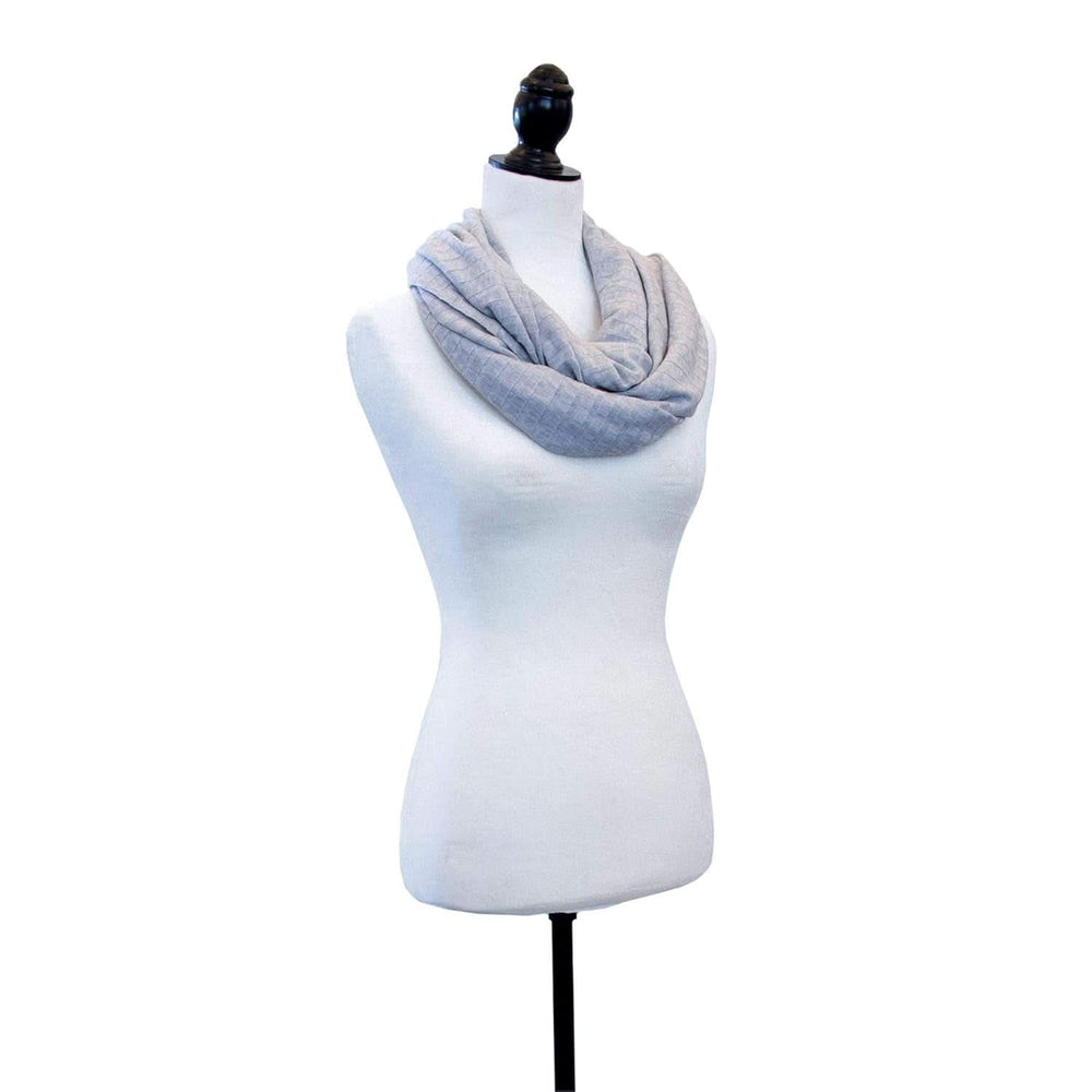 Chicco - Sciarpa da allattamento Boppy Infinity 17 Cm grigia Accessori Alimentazione e Allattamento Bebe Naty Shop