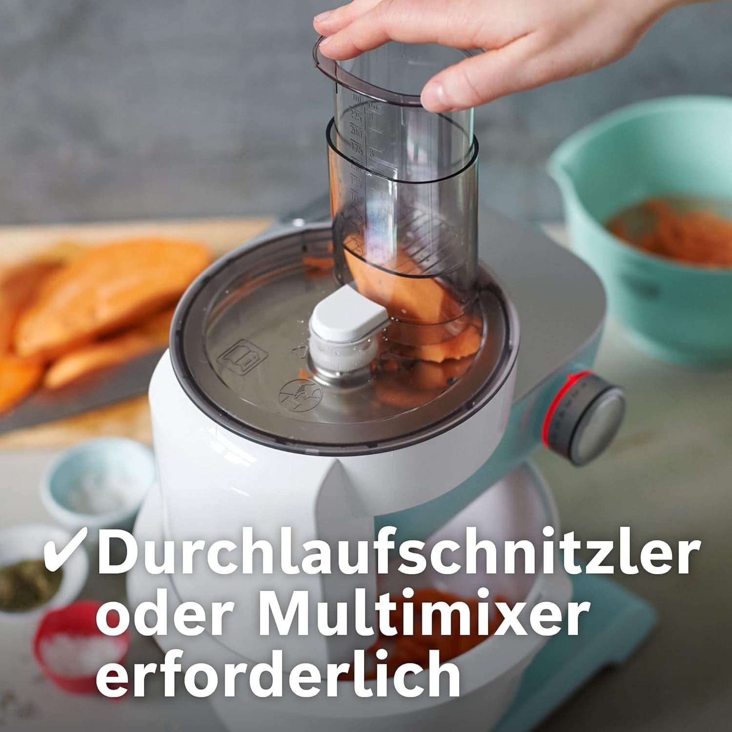 Robot da Cucina MUM5 MUM5X720, Bilancia Integrata, Ciotola in Acciaio Inox 3,9 L, Frullatore 1,25 L, 1000 W Mamma e Bambino Naty Shop