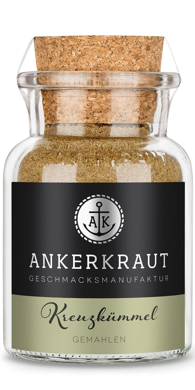 Ankerkraut Kreuzkümmel gemahlen, Würziges Aroma für authentice Gerichte aus der internationalen Küche, 75 g in Korkenglas