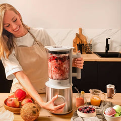 Cecotec Robot da cucina Grand Katana 2700MAX Total Destroy W. Maximalleistung 2700W, Gegenläufige Technologie, 8-Klingen-Messer Mit Schwarzer Titanbeschichtung, Thermoresistenter Krug 1.8L Mother and Child Naty Shop