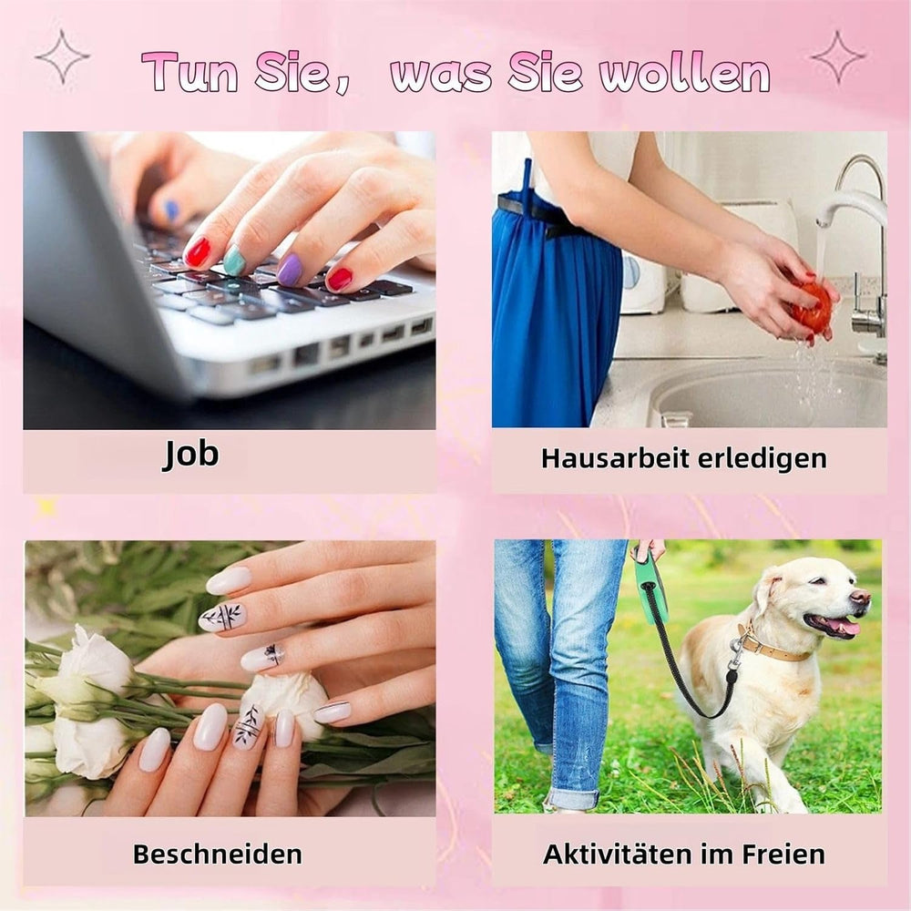 24 bucăți unghii false roz, culoare solidă, autoadezive, unghii artificiale neutre, pătrate medii, gel moale pentru femei, DIY, unghii false strălucitoare cu acoperire completă