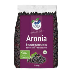 Aronia ORIGINAL, Frutti di aronia disidratati, senza conservanti, senza zuccheri aggiunti, 500 grammi Naty Shop prodotti disidratati 500 grammi