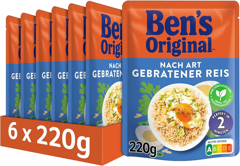BEN'S ORIGINAL™ Riso Basmati Express 6 x 220 g