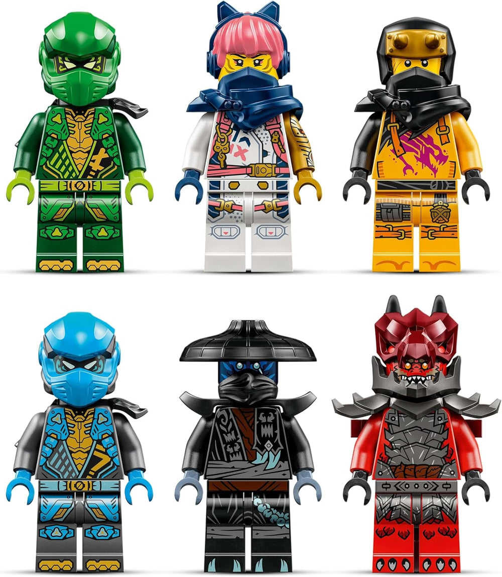 LEGO NINJAGO Drago del Caos Dente di Tuono - Giocattolo con 6 minifigure Ninja - Set di costruzioni di gioco di ruolo per ragazzi e ragazze dagli 8 anni in su - Regali per i fan della serie TV L'Ascesa dei Draghi 71832 Set di costruzioni Beuche den LEGO-Store