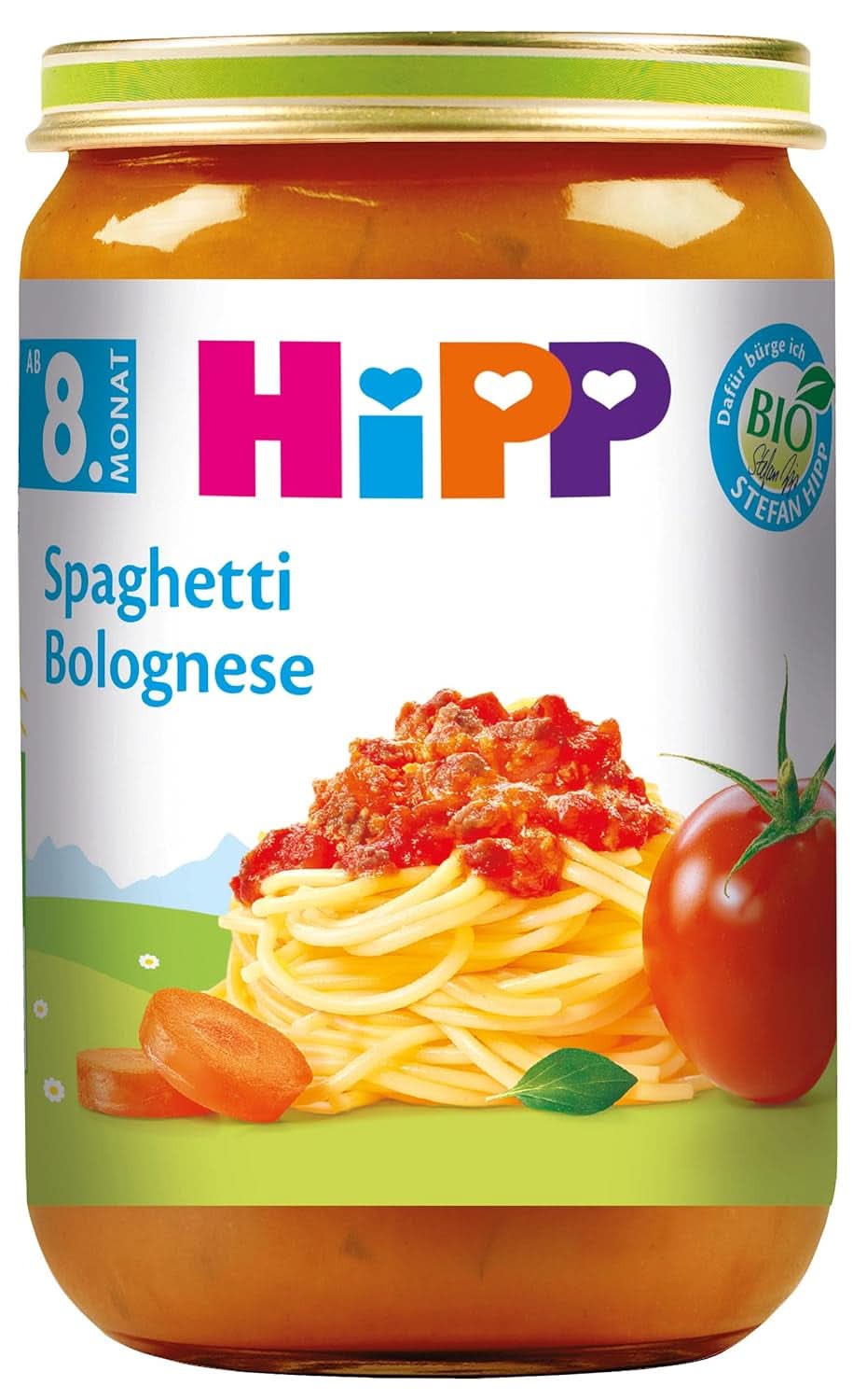 Hipp Spaghetti alla Bolognese, confezione da 6 (6 X 220 grammi) Mamma e Bambino Naty Shop