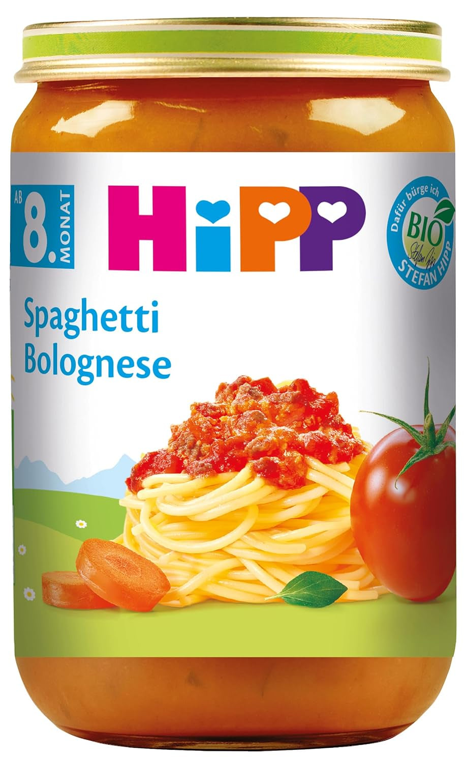 Spaghetti alla bolognese HiPP, confezione da 6 (6 x 220 g)