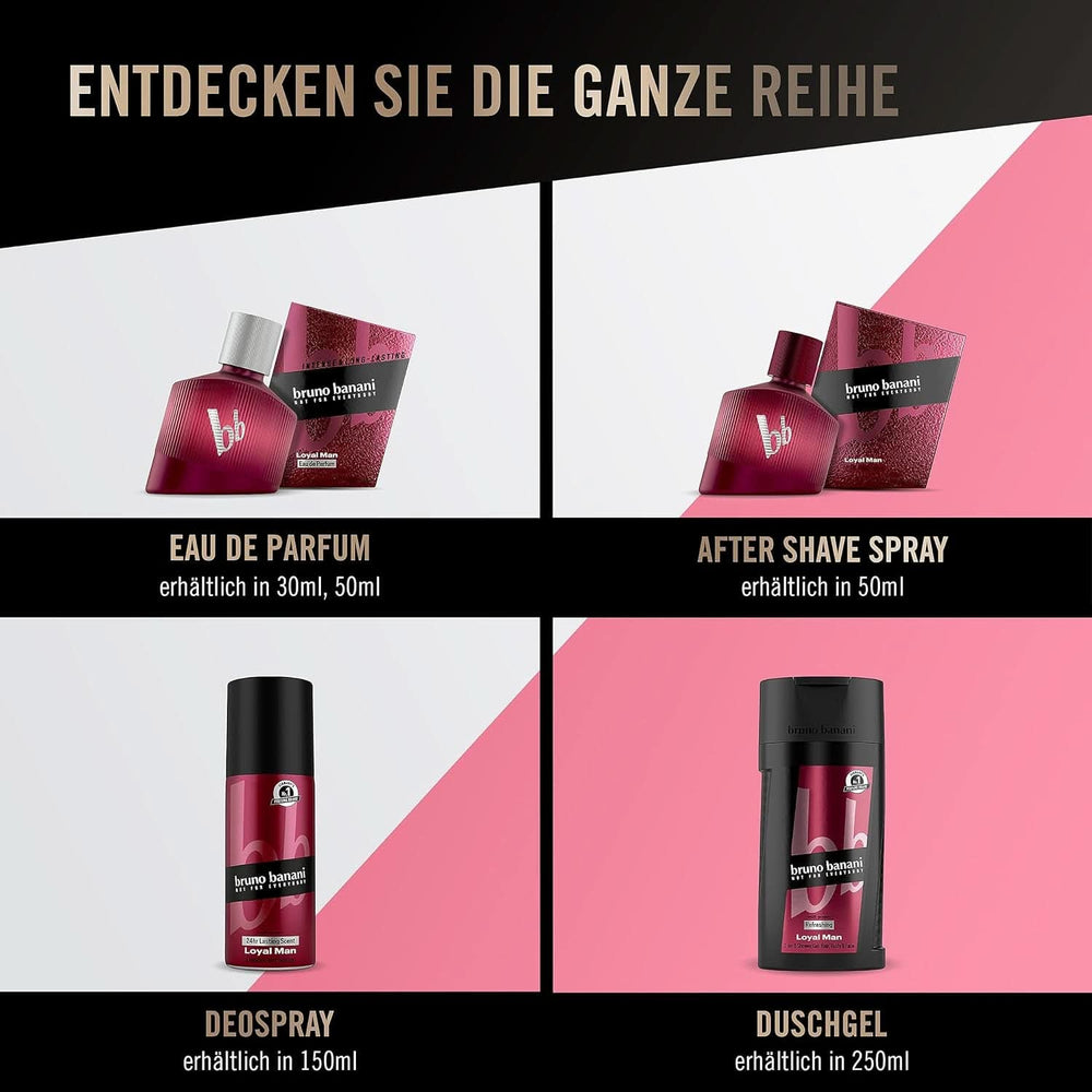 Bruno Banani Loyal Man Gel doccia 3 in 1 per corpo, capelli e viso, uomo, 250 ml Doccia e bagno Naty Shop