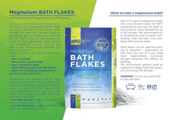 MRS Fiocchi di cloruro di magnesio naturale al 100% - sali da bagno ideali per pediluvi, bagni completi e contro la carenza di magnesio - 4 Kg Doccia e Bagno Naty Shop