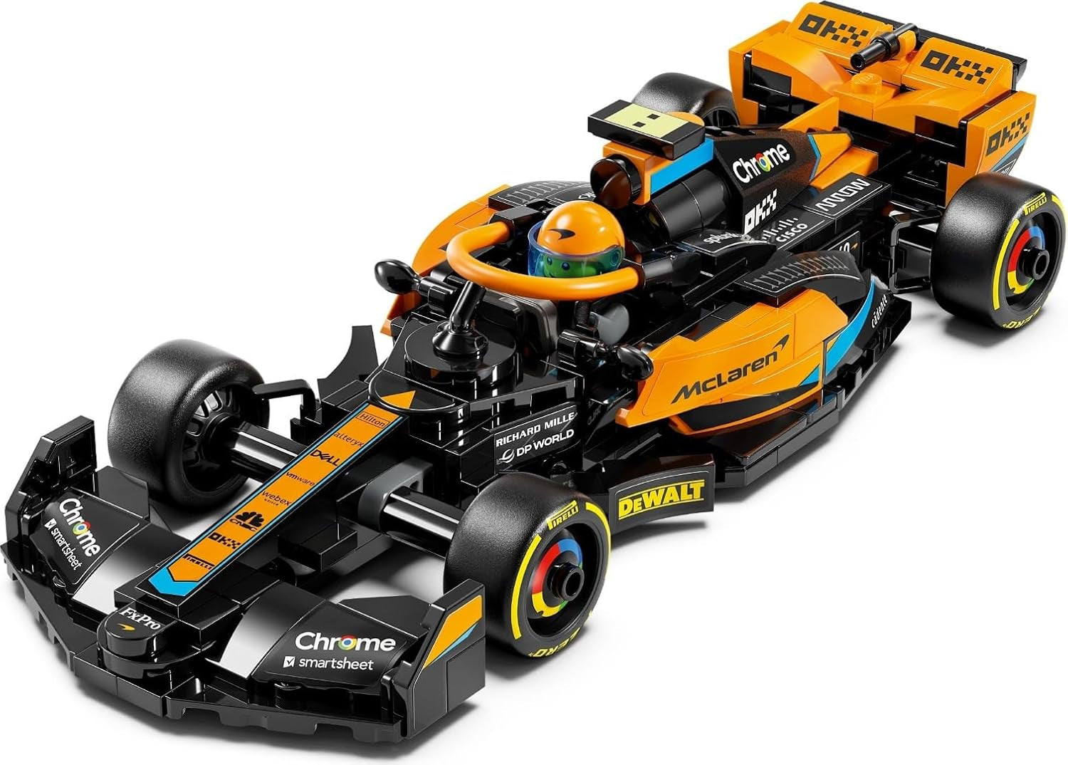 LEGO Speed Champions Mclaren Auto da corsa di Formula 1 2023, Giocattolo per ragazzi e ragazze di 9+ anni che amano giocare in modo indipendente, Modello di veicolo costruibile, Decorazione per la cameretta dei bambini 76919 Set di costruzione Besuche den LEGO-Store