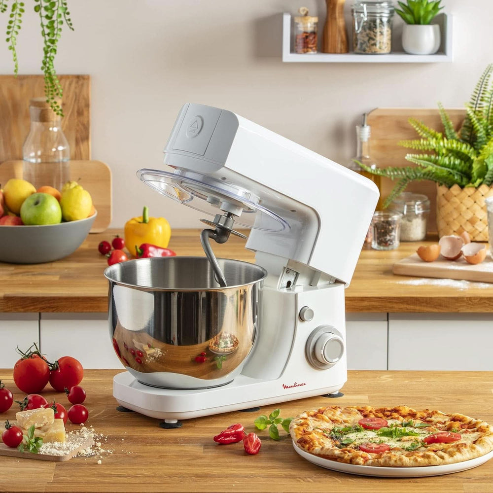 Robot da cucina multifunzione Essential, 800 W, 6 impostazioni di velocità, ciotola in acciaio inossidabile, 4,8 L Mamma e Bambino Naty Shop