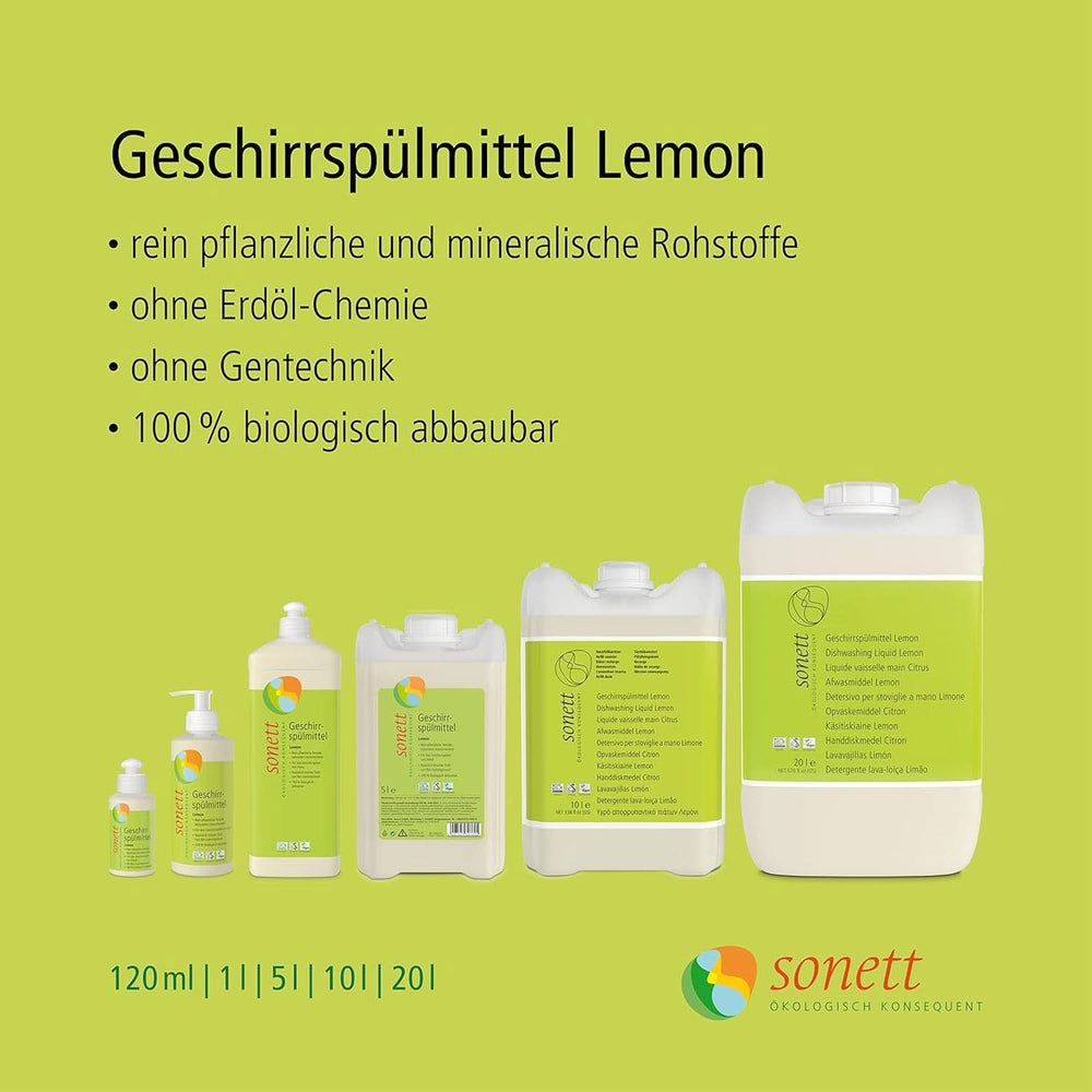 Detersivo liquido per piatti Sonett Lemon Detersivi Cucina Naty Shop