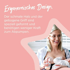 Tommee Tippee Made for Me Manuelle Einzel-Milchpumpe, Starke Saugkraft, Ergonomischer Griff, Tragbare Und Leise Milchpumpe, Samt Babyflasche Accessori Alimentazione e Allattamento Bebe Naty Shop