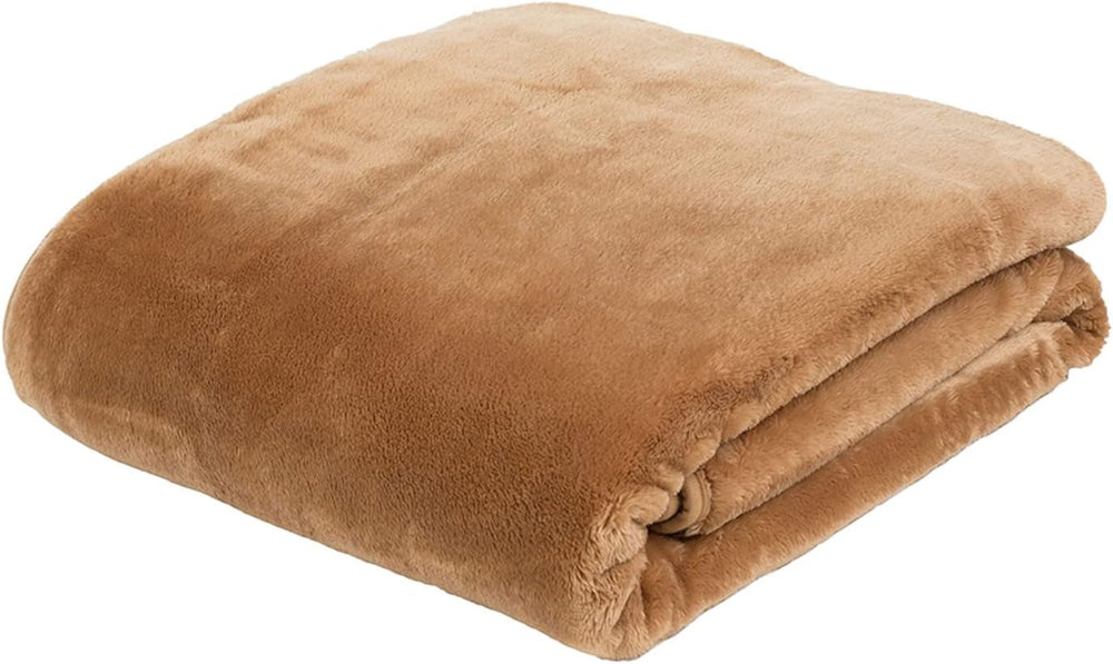 Gözze - Premium Cashmere-Feeling Wohn- Und Kuscheldecke, 500 G/MÂ², 180 X 220 Cm - Senape