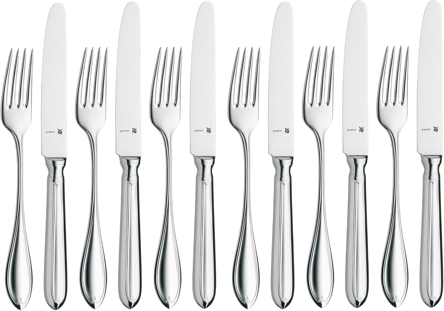 WMF Premiere, 12 pezzi, per 6 persone, posate per la colazione Kitchen Naty Shop