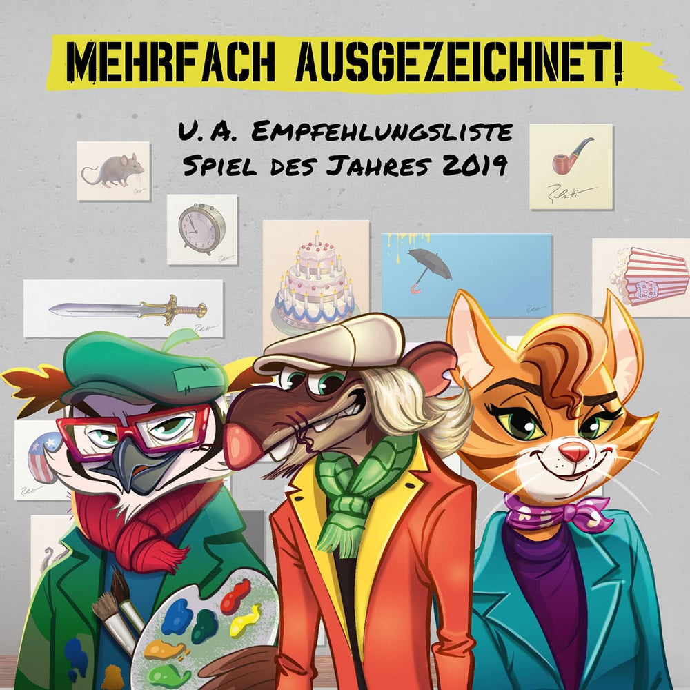 KOSMOS 683320 Belratti, Questa è arte o può essere questa la strada? Gioco di carte, gioco cooperativo di abbinamento di immagini, da 3 a 7 giocatori dagli 8 anni in su