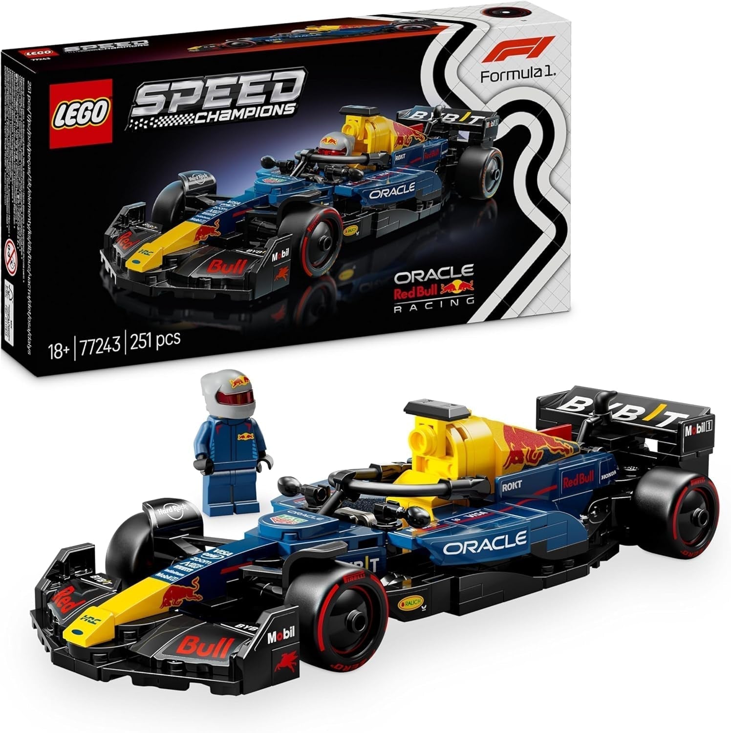 LEGO Speed Champions Auto da corsa Mercedes-Amg F1 W15 - Minifigure giocattolo di Formula 1 - Modello di auto da collezione e costruibile - Regalo per ragazzi e ragazze 10+ o fan adulti 77244 Acquista il set di costruzione LEGO-Store Oracle Red Bull Racing Rb20 F1 Race Car 77243
