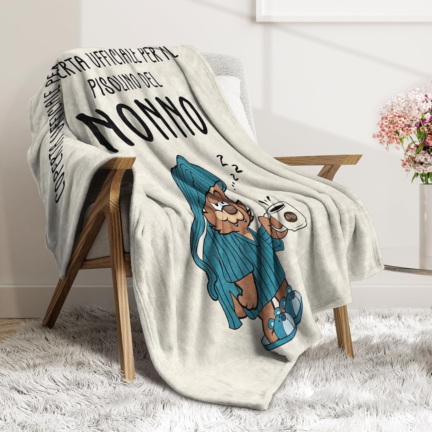 Masuecoin cadou bunic, cadou bunic ziua de naștere, idei de cadouri pentru bunic, 50 Ã- 60 inch flanel pături, cadou pentru bunic, cadou pentru bunic Crăciun. Paturi si Cuverturi musaecoin