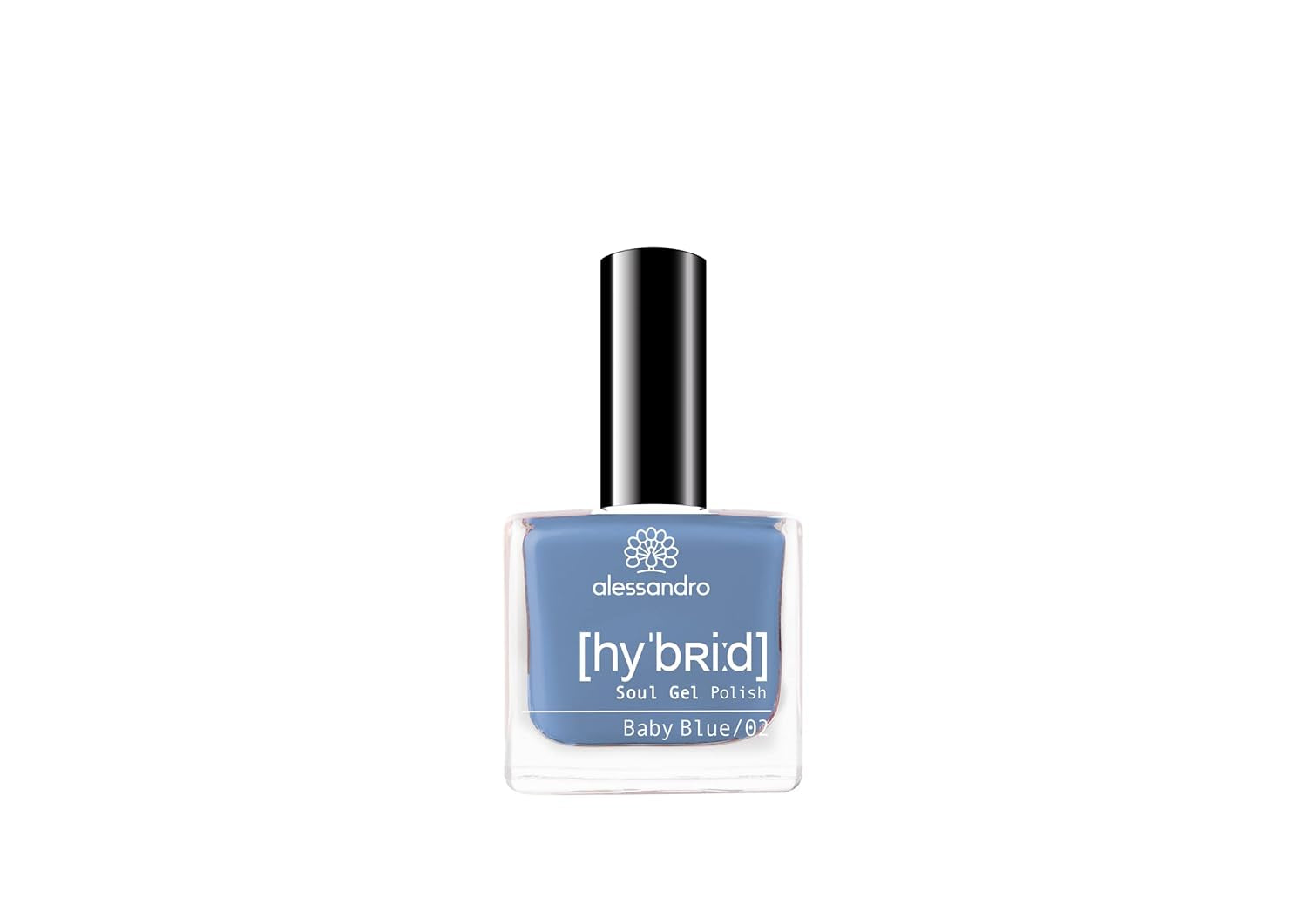 Smalto IBRIDO alessandro Blueberry Slush - blu pastello - Unghie perfette in soli 3 passaggi, senza LED - dura fino a 10 giorni! 8 ml
