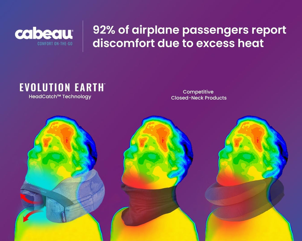 Cabeau Evolution Earth - Pernă pentru gât 25 cm Perne calatorie Naty Shop