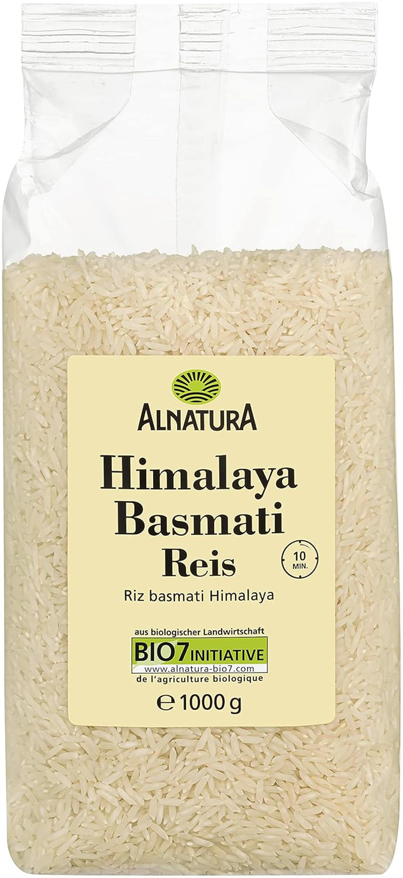 Riso Basmati bianco dell'Himalaya biologico, 1 kg