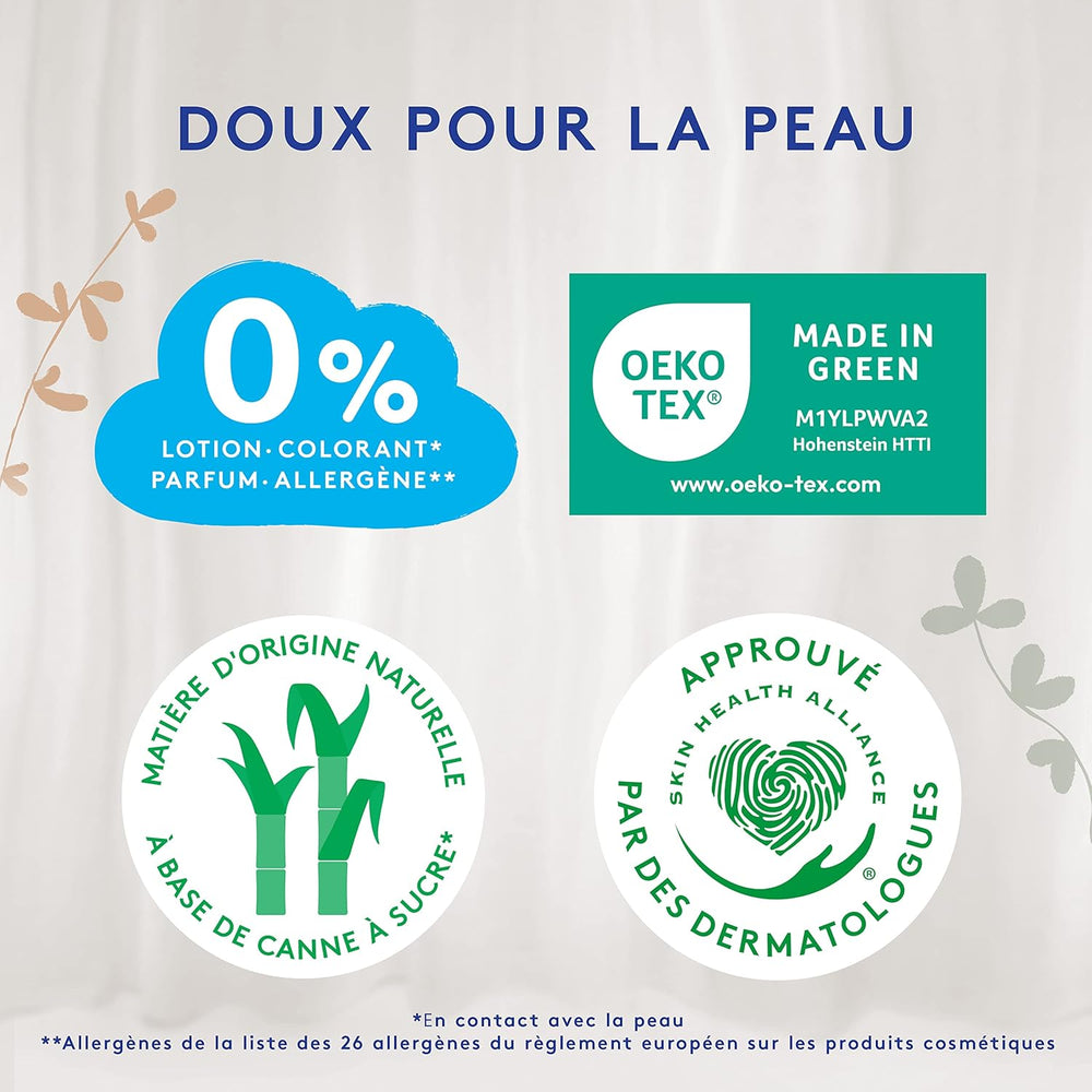 Pannolini Douceur Naturelle, taglia 5 (12-20 kg), 1 mese, 140 pannolini