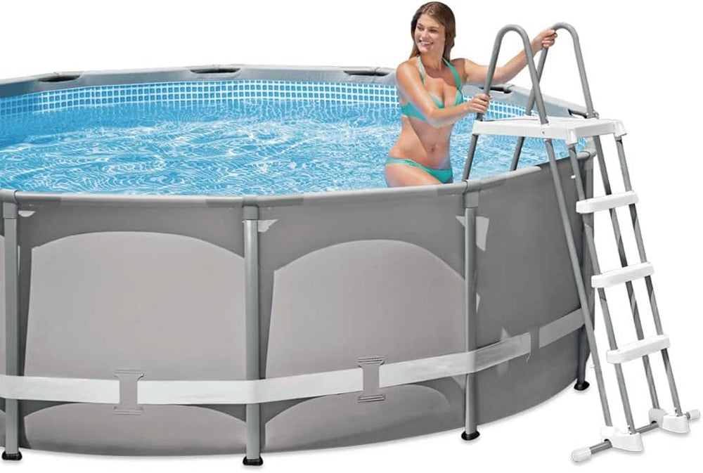 Scaletta di sicurezza 28076 per piscine alte 122 cm, grigia e Pediluvio - Accessori piscina - Pediluvio per piscina - 56 x 46 x 9 cm