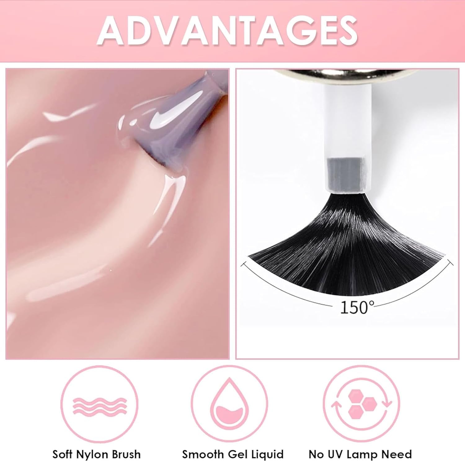 Set di smalti per unghie da 6 pezzi - Smalto per unghie rosso brillante a lunga durata ad asciugatura rapida - Smalto per unghie non tossico a base d'acqua per regalo di manicure per saloni fai da te (Colore A)