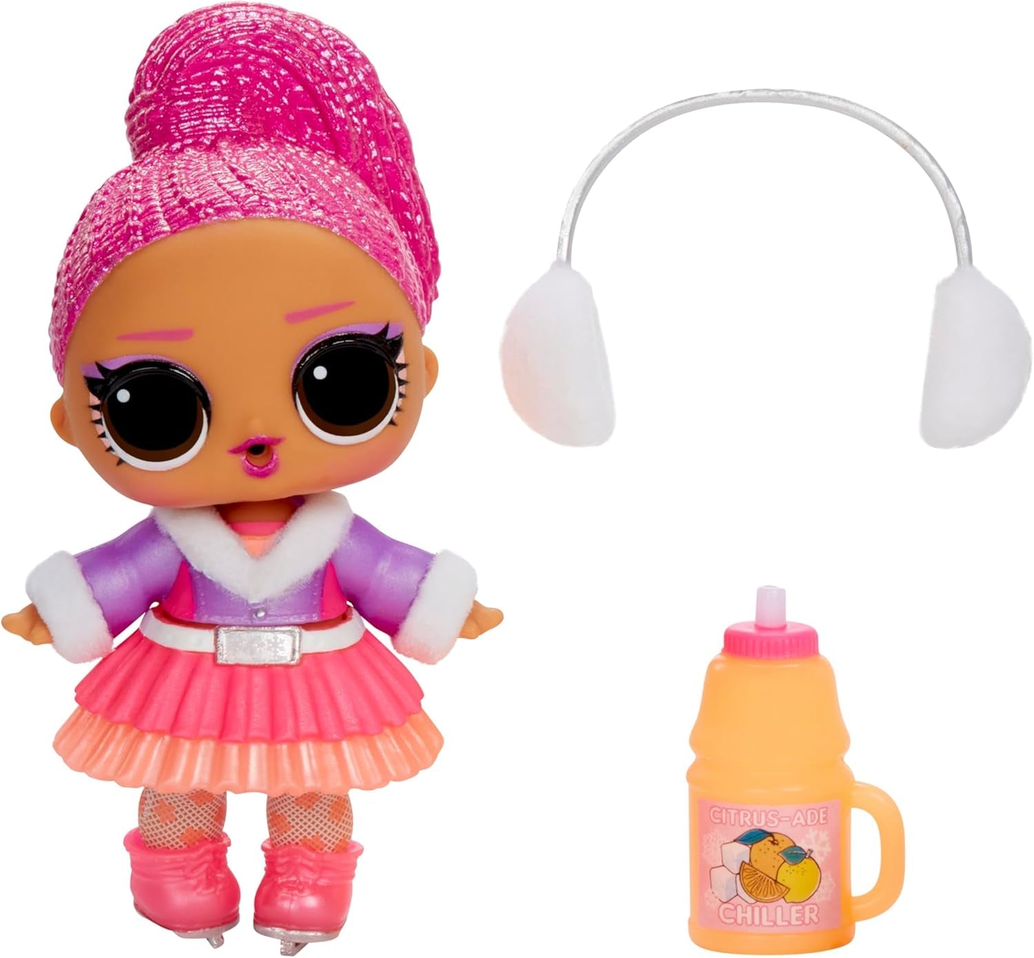 L.O.L. Surprise! Winter Snow Tot - 1 Sammlerpuppe mit Magischer Schneeüberraschung, Blindverpackung, 8 Puppen zum Sammeln, Frostig-Cooler Mode und Zubehör, Geschenk für Kinder ab 4