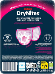 Huggies DryNites Pannolini per l'enuresi notturna per ragazze da 13 a circa 17 anni (48-60 kg) Confezione da 27 pannolini (3x9) mensili