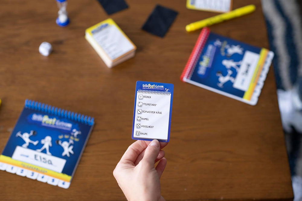 Goliat, POȘTĂ Extremă, un joc de petrecere pentru adulți și copii cu vârsta de 8 ani și peste, un joc de desen distractiv și rapid, pentru familie sau prieteni, jocuri de societate, 4 până la 6 jucători, 20 de minute