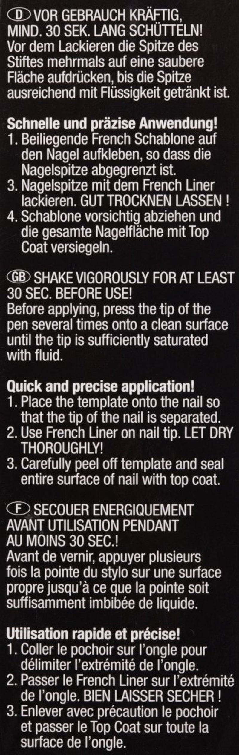 Eyeliner effetto francese Alessandro Effect bianco latte 1 confezione (1 x 5 ml + 3,2 ml)