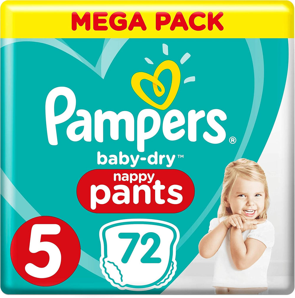 Pannolini Pampers Baby-Dry, taglia 8, 43 pannolini, da 19 kg, confezione Jumbo+
