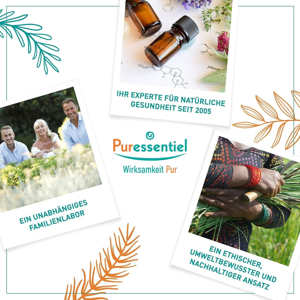 Puressentiel - Igienă intimă - Șervețele intime - Curățare și reîmprospătare - Mucoase și piele sensibile - Hidratare de lungă durată 24 de ore - Pentru uz zilnic - X25 buc.