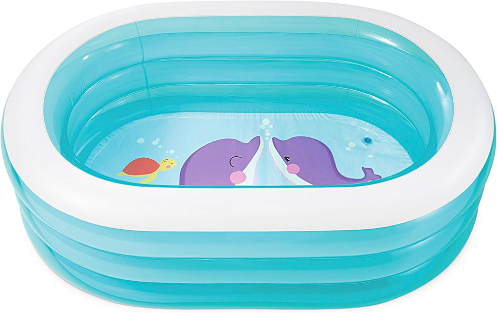 Intex 57482NP - Piscina ovale Whale (modelli assortiti), blu, 163 cm L x 107 cm L x 46 cm A