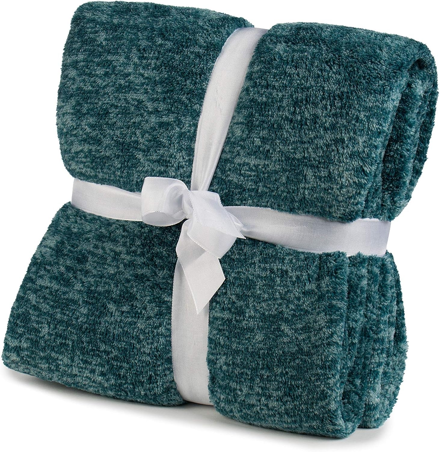 Gözze - Coperta vivente e confortevole marmorizzata, 150 X 200 cm - Petrol Letti e coperte Besuche den Gözze-Store