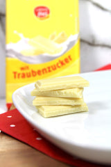 CIOCCOLATO frankonia Cioccolato bianco con destrosio, senza lattosio e senza glutine, 80 g