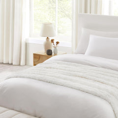 UGG Adalee 10483 Coperta in morbida pelliccia sintetica, reversibile, lussuosa, accogliente, soffice, soffice, stile hotel, Boho, decorazione per la casa, morbida, lussuosa, comoda coperta per divano, 178 x 127 cm, letti e coperte UGG