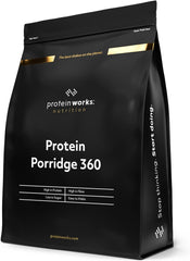 Protein Works - Protein Porridge 360 | Mit Zusätzlichen Vitaminen & Mineralien | Proteinreiches Frühstück | Kalorienarme Haferflocken | 13 Servings | Natürlich | 1Kg Cereale Naty Shop