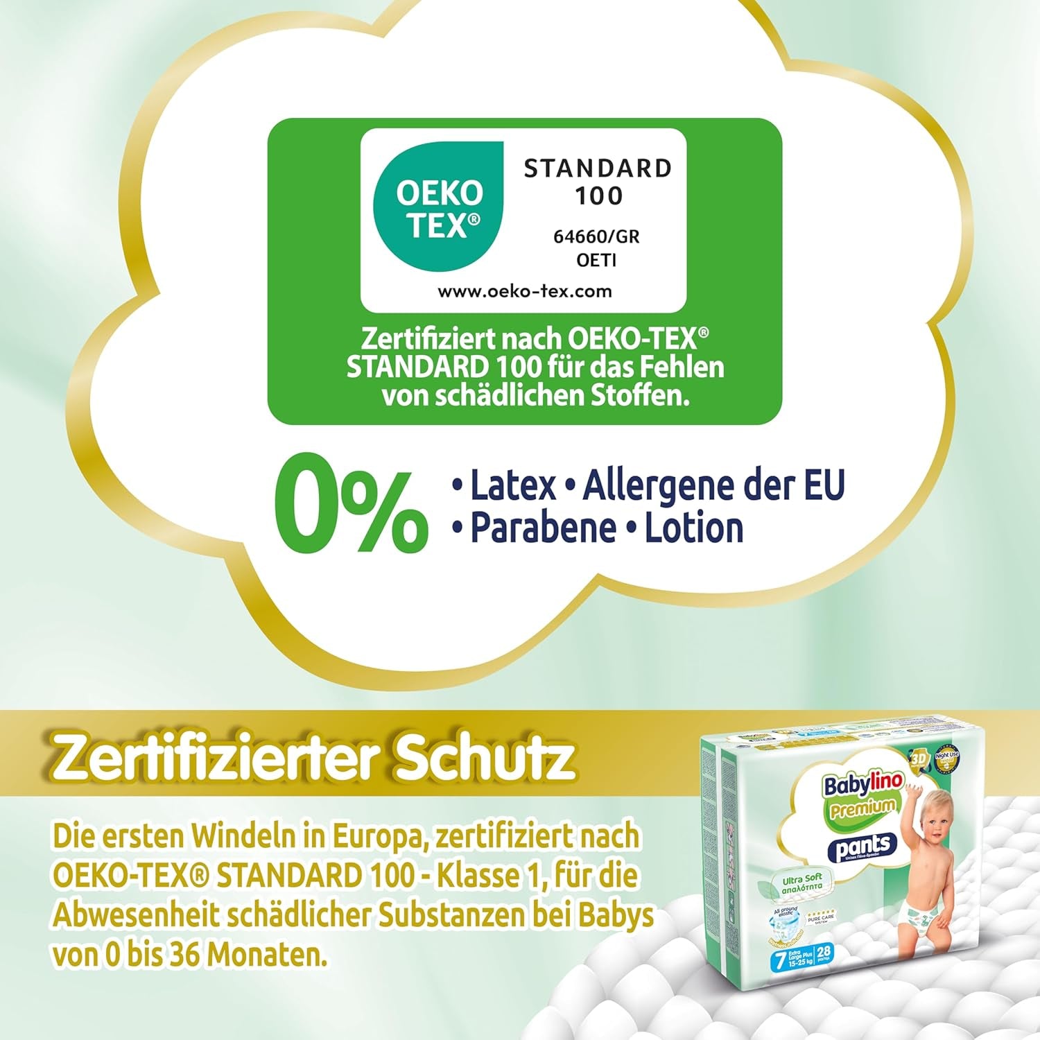 Pantaloni Premium, taglia 7, filtro ultra morbido, XL Plus (15-25 kg), 28 pezzi