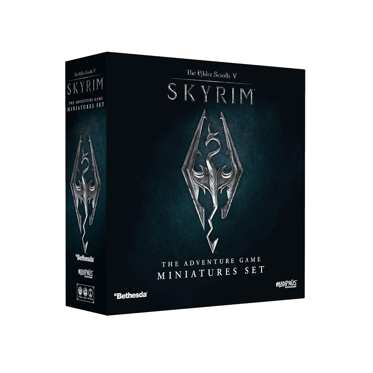Modiphius The Elder Scrolls: Skyrim – Gioco da tavolo avventuroso – Set di miniature di aggiornamento | Gioco da tavolo | Età 14+ | 1-4 giocatori | Tempo di gioco 60-120 minuti, Grigio, Rosso