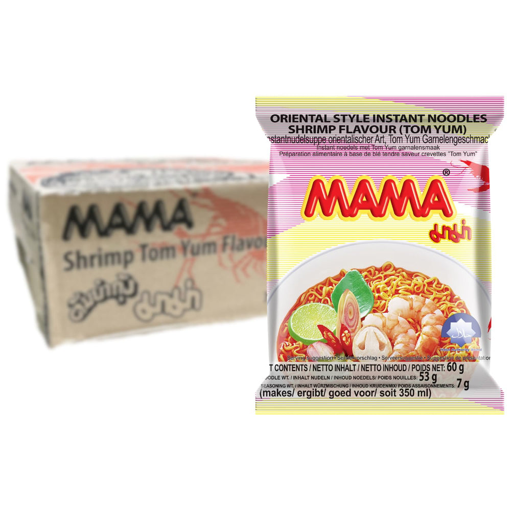 MAMA - Noodles Istantanei con Pollo - Confezione multipla (30 X 55 GR)